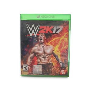 WWE 2K17 Xbox One Video Game 2K Sports Brock Lesnar Wrestling Fighting Disc